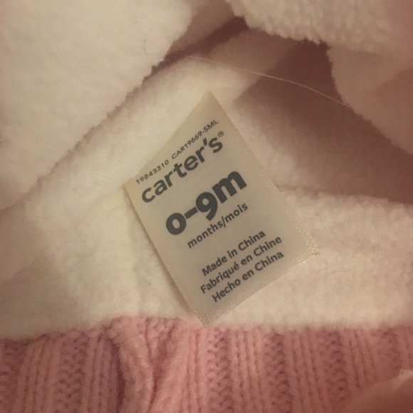 Winter hat for baby! Beanie. Pink unicorn style. - Picture 2 of 2